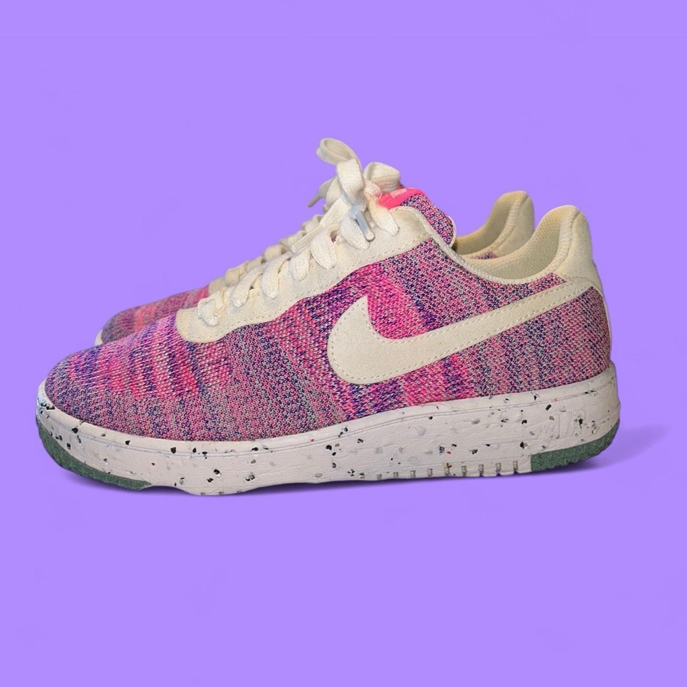 Nike Air Force 1 Low Crater Flyknit Fuchsia Glow
